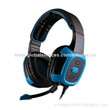 Vibrating Gaming Headphone with 7.1 Surround Sound and Detachable Microphone with CE & RoHS MarksNew